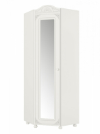 Угловые шкафы, Шкаф угловой с зеркалом Ассоль АС-522К (левый с короной)