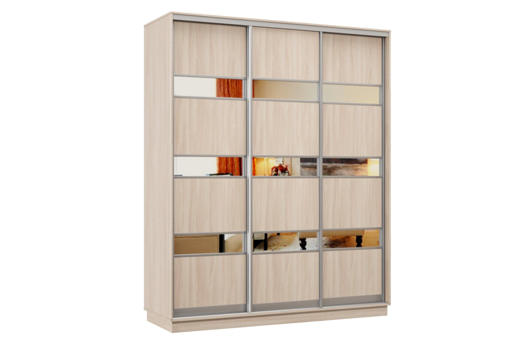 Шкафы-купе, Шкаф-купе Премьер 24 (16;16;16) трёхдверный