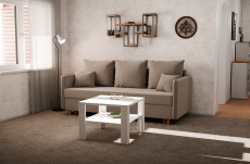 Диваны кровати со спальным местом, Прямой диван Санти,еврокнижка,велюр