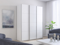 Шкафы-купе 3-х дверные, Шкаф-купе Широкий Прайм 3-х дверный ДСП/Доводчики 240х57х230