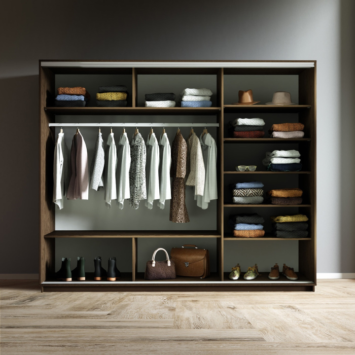 Шкафы-купе 3-х дверные, Шкаф-купе Экспресс 3-х дверный Фотопечать Калейдоскоп Стекла 210х60х220