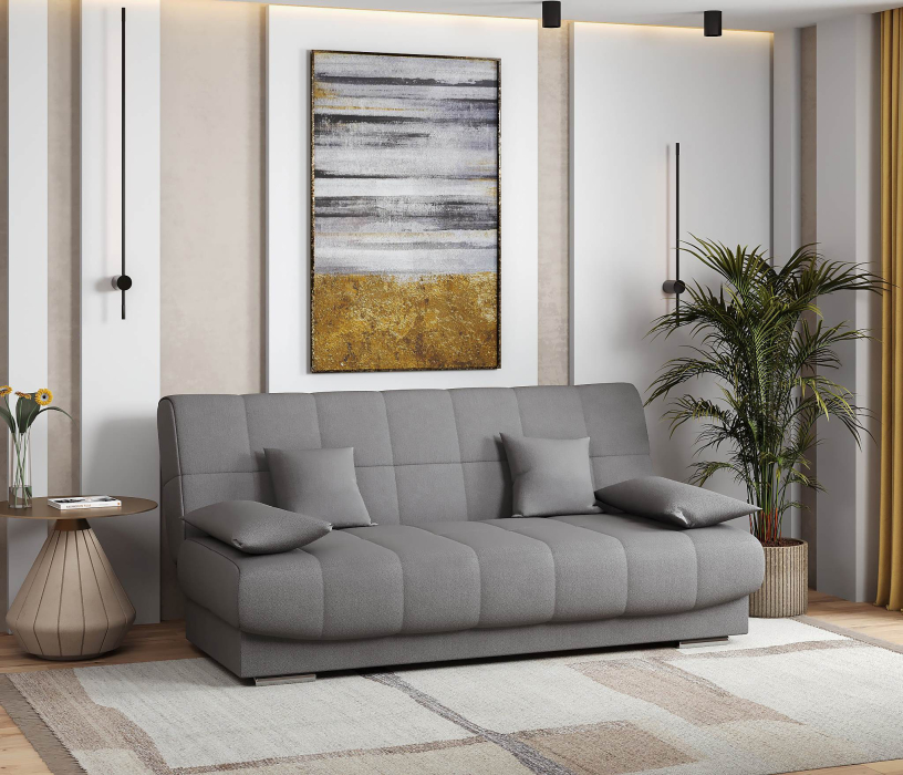 Диваны с ящиком для белья, Диван-кровать книжка Арбат,велюр