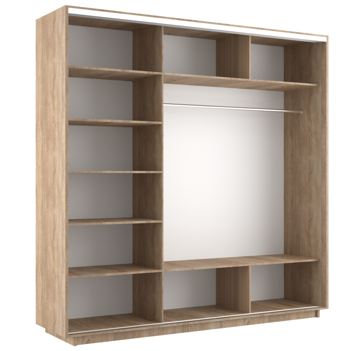 Шкафы-купе, Шкаф-купе Медиум Широкий, 180х60х240