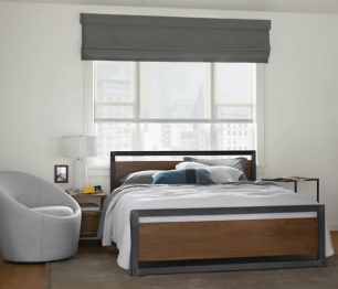 Кровать в стиле лофт Брайтон 0.9