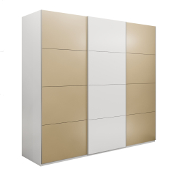 Шкаф-купе Эста 3-х дверный ДСП/Стекла фисташка/Доводчик 300х66х240