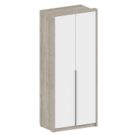 Для одежды, Шкаф Анима ШК-3217, дуб серый, белый