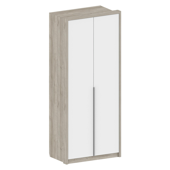 Для одежды, Шкаф Анима ШК-3217, дуб серый, белый