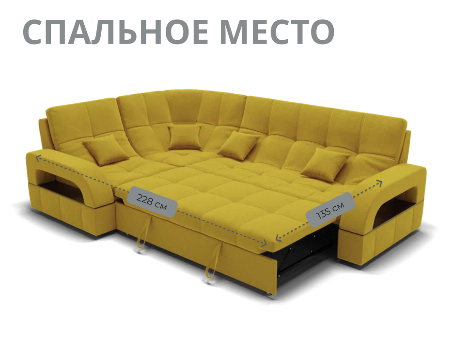 Диваны угловые в гостиную, Модульный диван Майами-3,микровелюр,антивандальная ткань,венеция