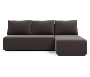 Угловой диван-кровать Каир (Комо, Крит), велюр