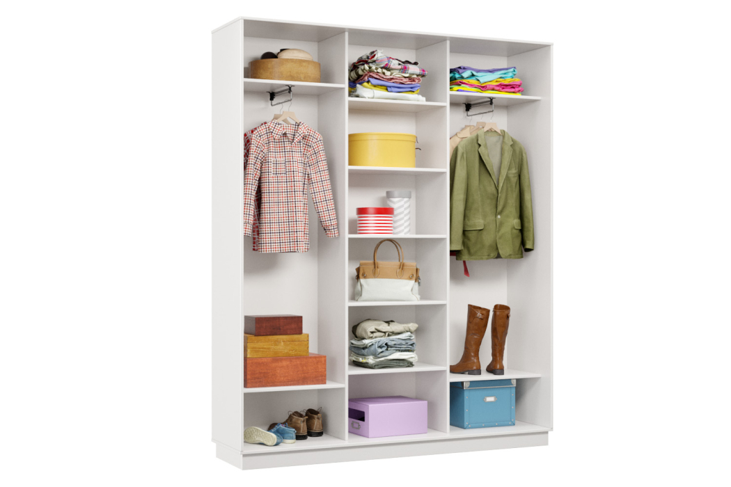 Шкафы-купе 3-х дверные, Шкаф-купе Премьер Лайт 25 (11;11;11) трехдверный