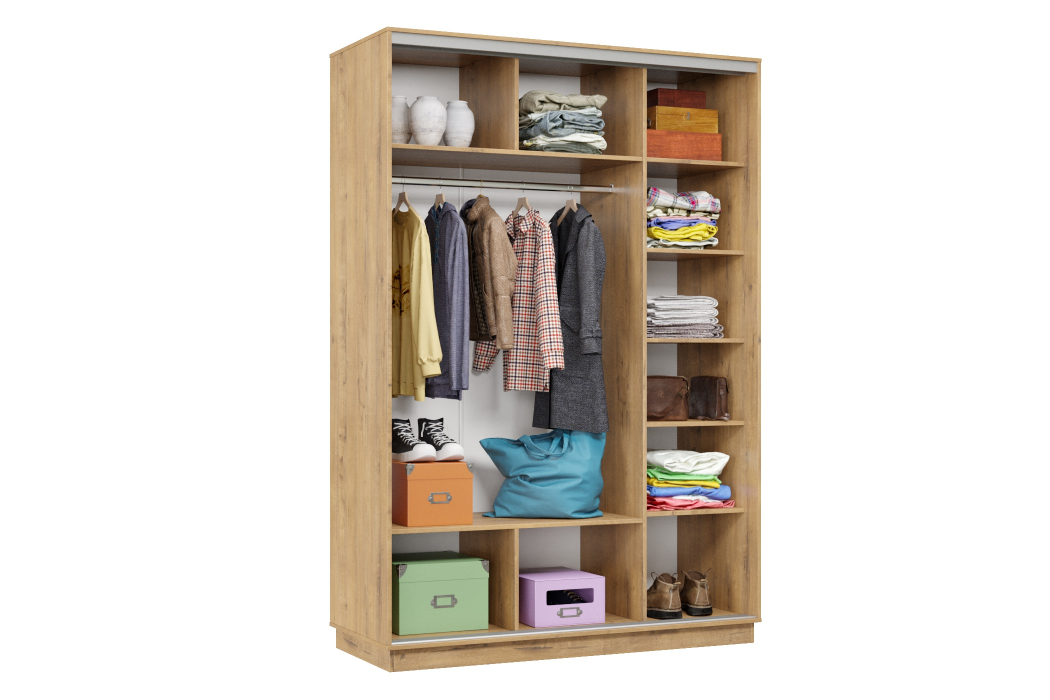 Шкафы-купе, Шкаф-купе Премьер Лайт 10 (11;11) двухдверный