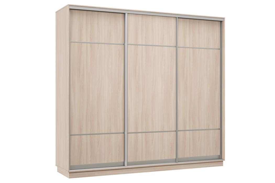 Шкафы-купе 3-х дверные, Шкаф-купе Премьер Лайт 54 (08;08;08) трехдверный