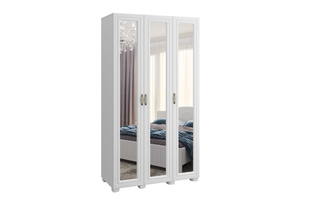 Шкафы распашные, Шкаф Монблан МБ-24К с зеркалом