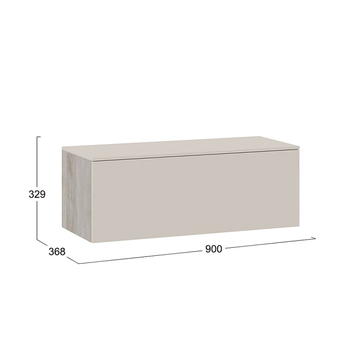 ТВ-тумбы, Тумба для теле- и радиоаппаратуры Порто ТД-393.03.12, баттл рок, сантьяго софт