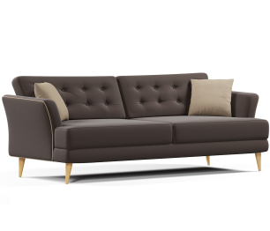 Диван прямой нераскладной Питсбург, велюр