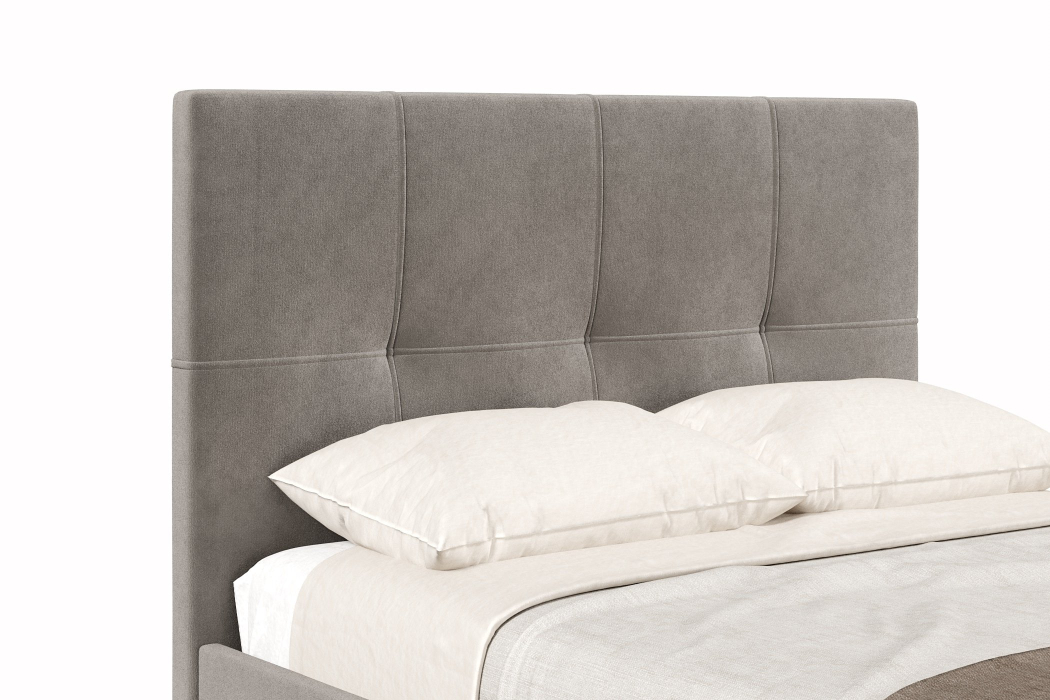 Мягкая кровать, Кровать Марсель 1200, велюр