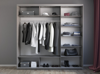 Шкаф-купе Экспресс 3-х дверный Фотопечать Шелк Стекла 210х60х220