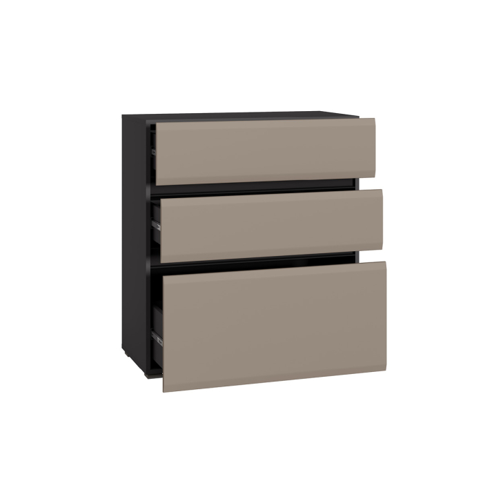 Комоды, Комод Сидней 16.231.03, антрацит, веллюто капучино