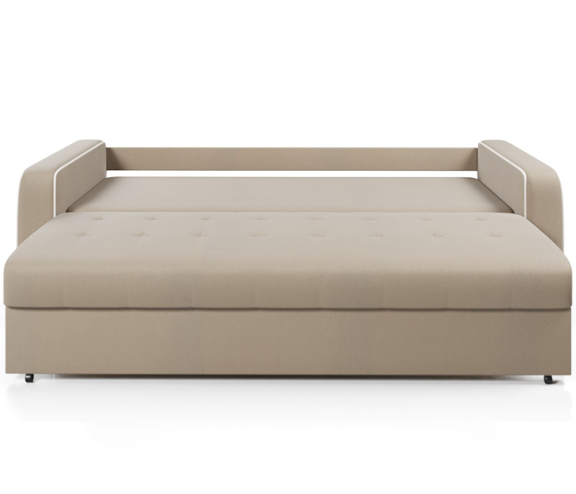 Диваны еврокнижки, Диван-кровать прямой Атланта с кантом еврокнижка,велюр