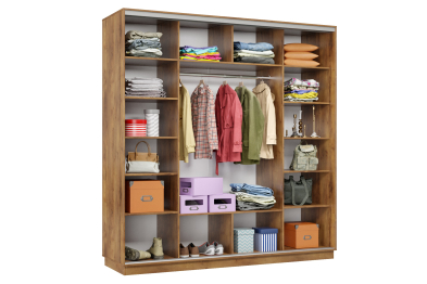 Шкаф-купе Премьер Лайт 36 (05;05;05) трехдверный