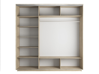 Шкаф-купе Экспресс 3-х дверный Фотопечать Шелк Стекла 240х60х220