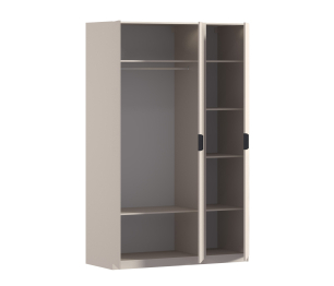 Шкаф трехдверный Макс 1500 мм, вариант №1 (ЛДСП/МДФ)