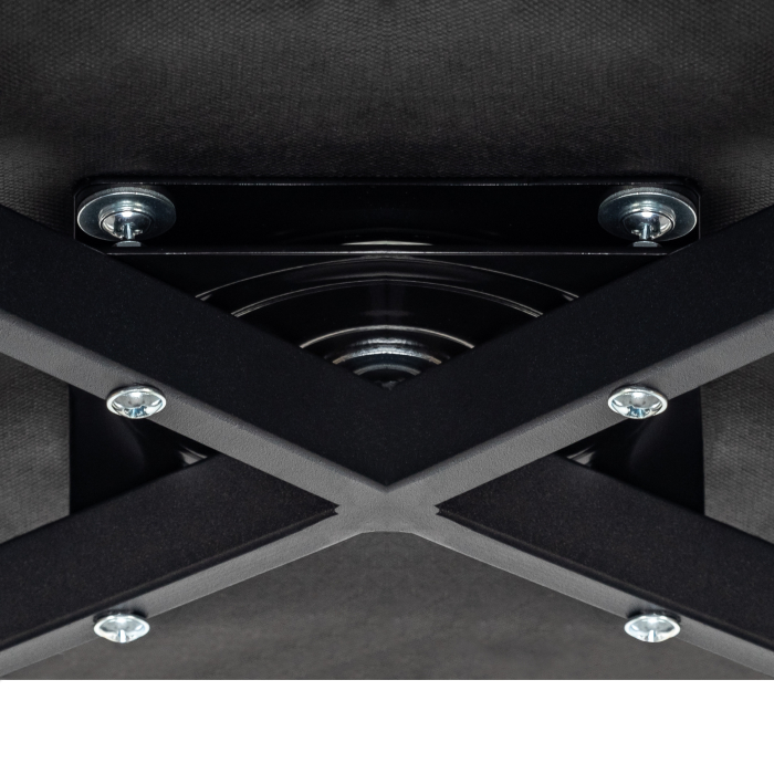 Стулья, Стул ARMAN 360 (поворотный механизм), каркас Черный, велюр Графит