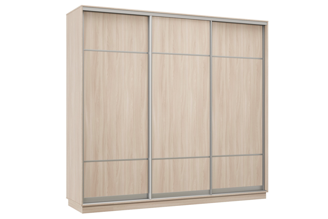 Шкафы-купе, Шкаф-купе Премьер Лайт 59 (08;08;08) трехдверный