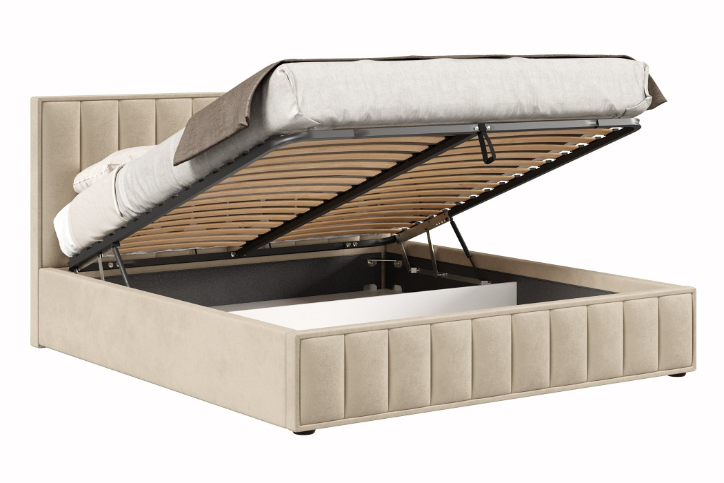 Мягкая кровать, Кровать Анкона 1800 с подъёмным механизмом