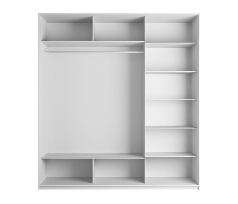 Шкафы-купе 3-х дверные, Шкаф Прайм трио ДСП 2300 x 2100 x 570