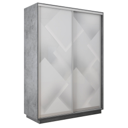 Шкаф-купе Экспресс 2-х дверный Фотопечать Квадрат Стекла 120х45х220