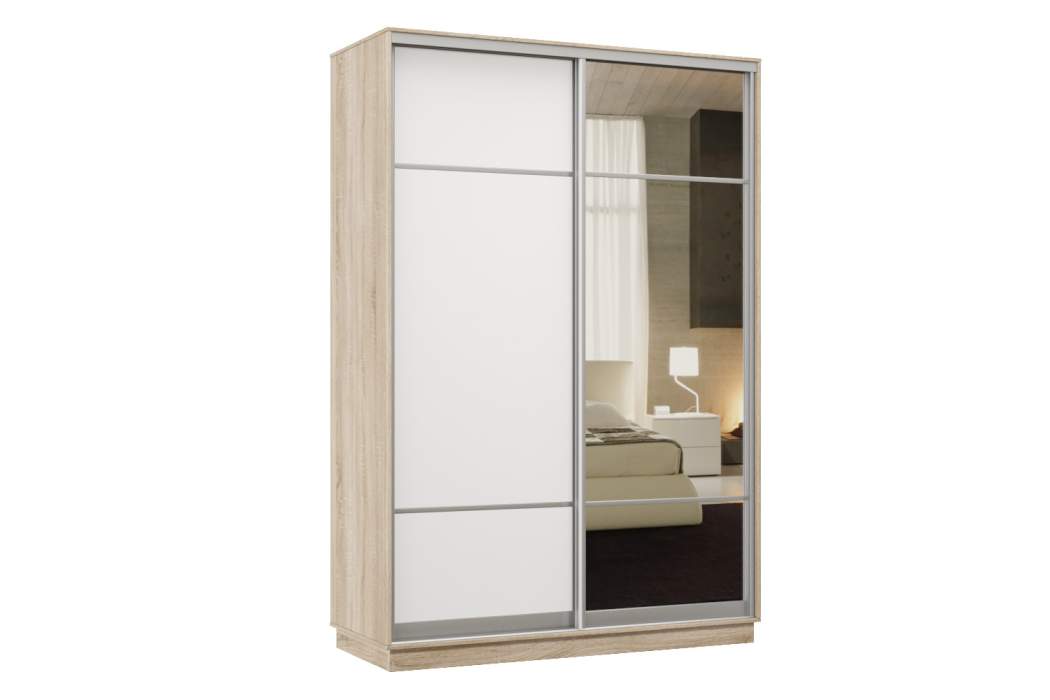 Шкафы-купе, Шкаф-купе Премьер Лайт 11 (08;11) двухдверный