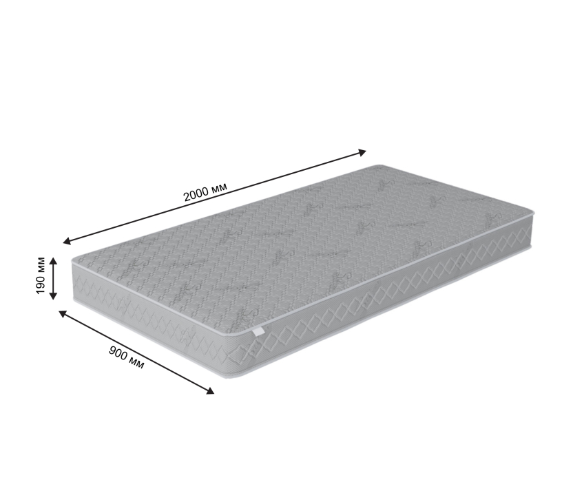 900 x 2000, Матрас Премиум Пломбир 900*2000