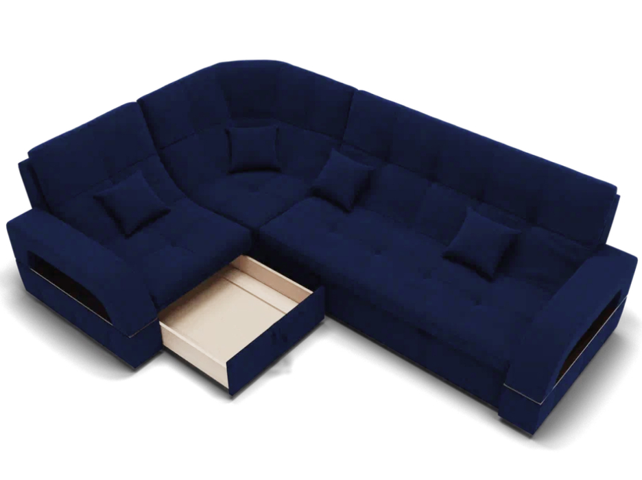 Диваны угловые в гостиную, Модульный диван Майами-3,микровелюр,антивандальная ткань,венеция