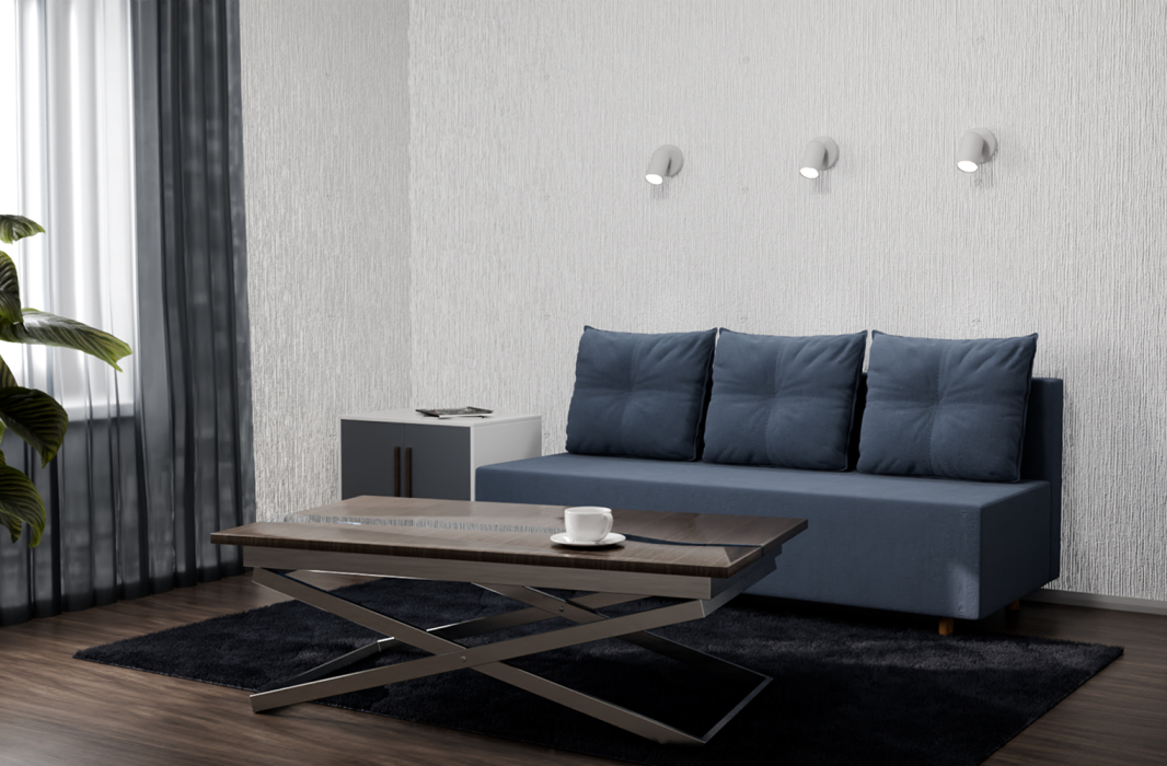 Диваны еврокнижки, Прямой диван Сияние,еврокнижка,велюр