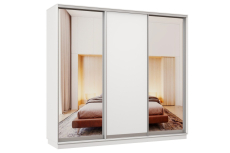 Шкафы-купе 3-х дверные, Шкаф-купе Премьер Лайт 61 (01;02;01) трехдверный