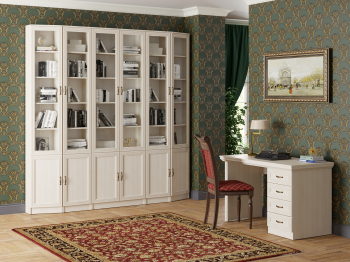 Шкаф комбинированный В-21, вудлайн кремовый, Masa Decor аруша венге