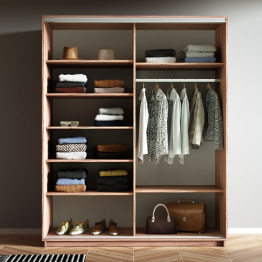 Шкаф-купе Прайм дуо Белый Глянец 2300 x 1200 x 570