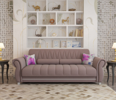 Диваны прямые, Диван-кровать прямой Роуз книжка,велюр