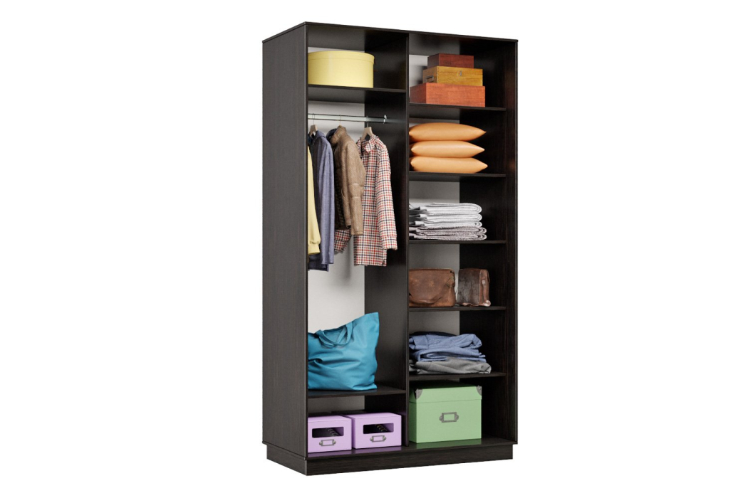 Шкафы-купе 2-х дверные, Шкаф-купе Премьер 02 (01РБ;01РБ) фасады ромб белый/двухдверный/Профиль чёрный муар