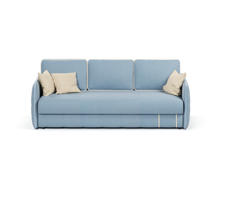 Диваны прямые, Диван-кровать еврокнижка Любек,велюр