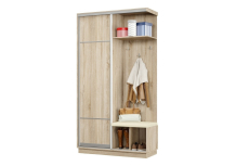 Прихожие, Прихожая Премьер 02 Лайт 08 Правая Мягкая