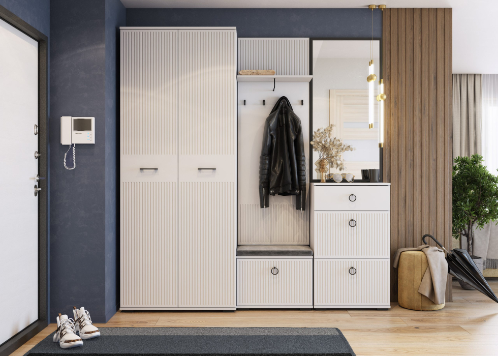 Зеркала в прихожую, Зеркало настенное в профиле (1200) Шарлиз