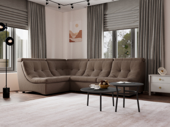 Угловой Диван Монако-3 ППУ, велюр