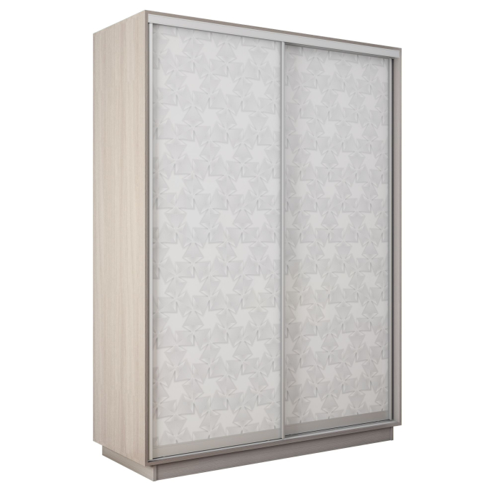 Шкафы-купе 2-х дверные, Шкаф-купе Экспресс 2-х дверный Фотопечать Калейдоскоп Стекла 160х45х240