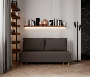 Прямой диван Лофт,еврокнижка,велюр