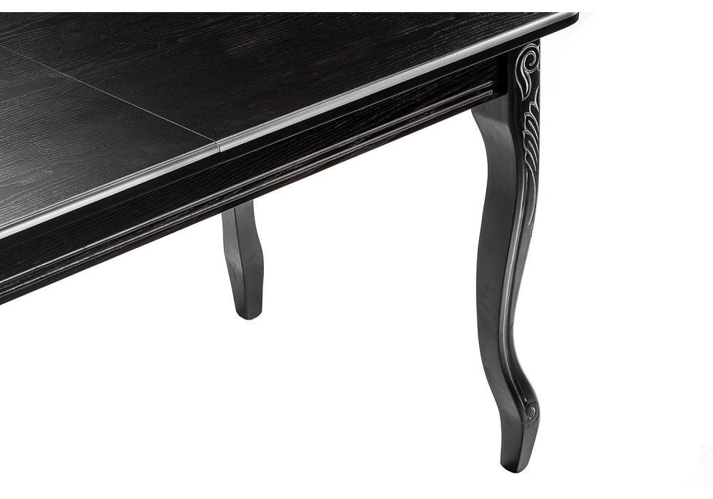 Обеденные столы, Стол деревянный Каллисто (Патина серебро)