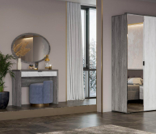 Зеркала в спальню, Зеркало Шаде З-2201, черный ясень