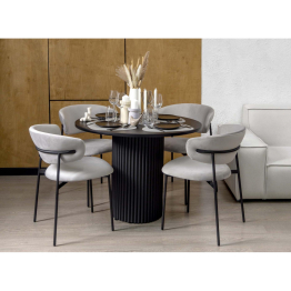 Стол Барел 110 (черные ноги)