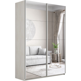 Шкаф-купе Прайм 2-х дверный Зеркала/Доводчики 140х57х230